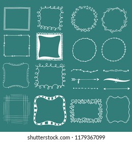 Collection of Various Vector Borders and Embellishments