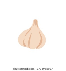Sammlung von verschiedenen Gemüse einzeln auf weißem Hintergrund. Gesundes vegetarisches Essen. Bio-Pflanzen, Salate, Grünpflanzen und Kräuter. Farbige Vektorgrafik im flachen Cartoonstil