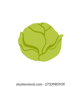 Coleção de vários vegetais isolados no fundo branco. Comida vegetariana saudável. Pacote de culturas naturais orgânicas, saladas, verduras e ervas. Ilustração vetorial colorida em estilo de desenho animado plano