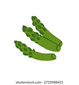 Colección de varios vegetales aislados sobre fondo blanco. Comida vegetariana saludable. Paquete de cultivos naturales orgánicos, ensaladas, verduras y hierbas. Ilustración vectorial colorida en estilo plano de la historieta