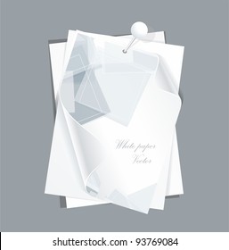 collection of various white note papers