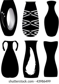 collection of vase