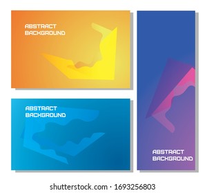 Collection of vector abstract colorful backgrounds