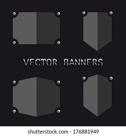 Collection of vector banners