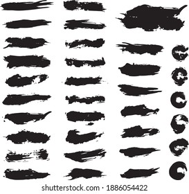 Collection of vector Brush strocks 