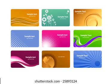 colección de tarjetas de visita vectorial - 3.