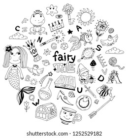 Collection vector fairy tale