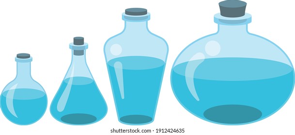 collection of vector fantasy potion