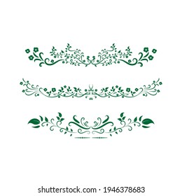 Collection of vector floral frames.  Borders decorated with hand drawn delicate flowers, branches, leaves, blossom. illustration