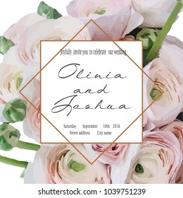collection vector flowers for design