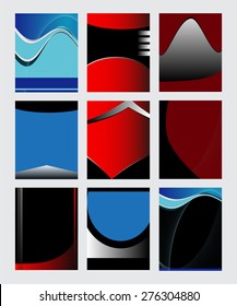 Collection of Vector Flyer Poster Template
