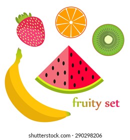 Collection of Vector Fruits