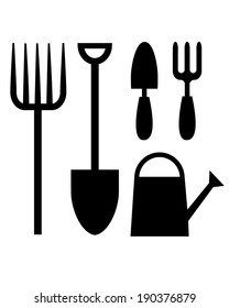 A Collection of Vector Gardening Tools