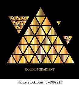 Collection of vector golden gradients.