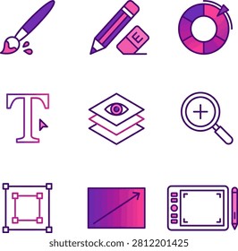 Collection vector graphic design