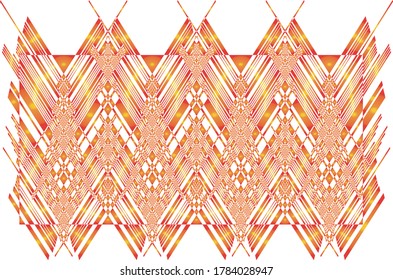 Collection of vector hand drawn patterns with colorful, hot tones You can use these formats smoothly.