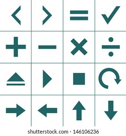 Collection Vector ICON Set Computer