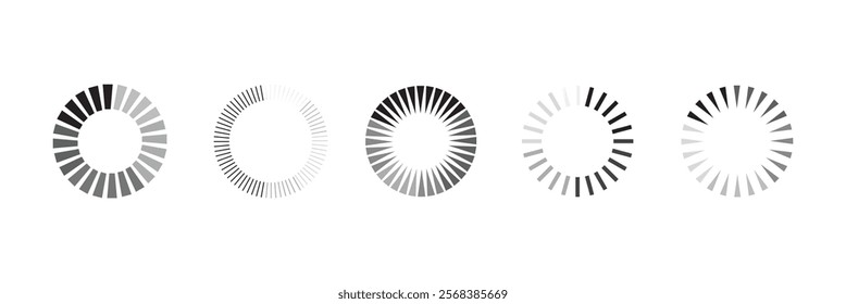 collection of vector icons loading. load icon, load vector