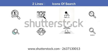 A collection of vector icons related to the 