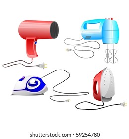 collection of vector images of appliances