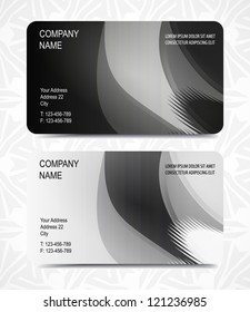 Collection vector of modern color business card templates
