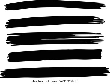 Colección de pinceladas de Vector,
