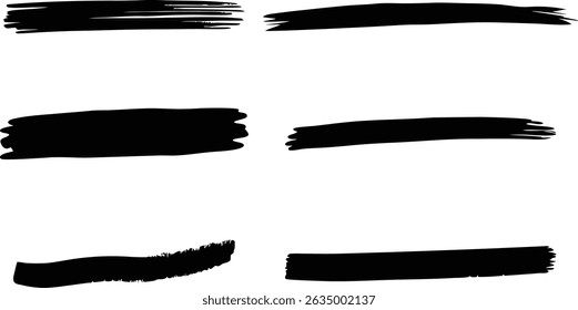 Colección de pinceladas de Vector,
