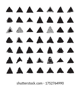 Colección de manchas vectoriales rhombus, texturas de grifo, manchas, bordes, manchas, marcos, salpicaduras, pinceles de tinta y chapas traseras. Ajusta para cualquier diseño. Siluetas dibujadas a mano y formas sobre un fondo blanco.