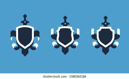 Collection of Vector Shield Crests and Badges