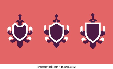 Collection of Vector Shield Crests and Badges