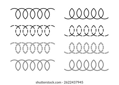 Collection of Vector Spiral Patterns for Design Elements.