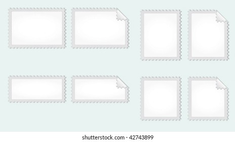 Collection of vector stamps