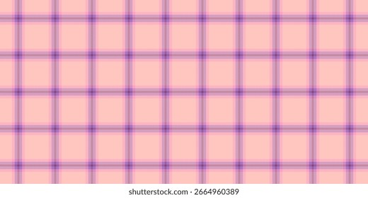 Collection vector texture check, pastel tartan textile background. King pattern fabric plaid seamless in light and pink colors palette.