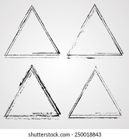 Collection of Vector Triangle Shapes .