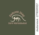 Collection of vector white color surfing illustrations, for t-shirt, posters and other uses