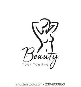 A collection of vector women's logos perfect for beauty products, beauty clinics, feminist communities