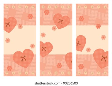 collection of vertical Valentine cards