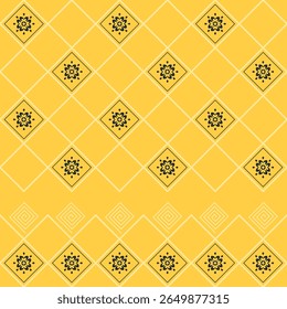 Collection of vibrant retro seamless patterns. Features stylized floral and geometric designs in various color palettes, ideal for textiles, backgrounds, and creative projects.