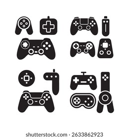  Collection of Video Game Controller Icons Various Designs and Styles for Gaming