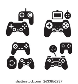  Collection of Video Game Controller Icons Various Designs and Styles for Gaming