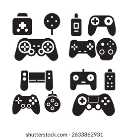  Collection of Video Game Controller Icons Various Designs and Styles for Gaming