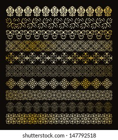 Collection of vintage borders