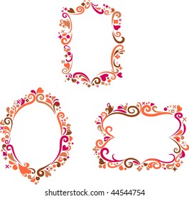 collection of vintage borders and frames