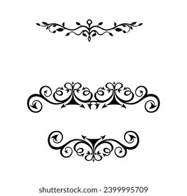 Collection of vintage borders set