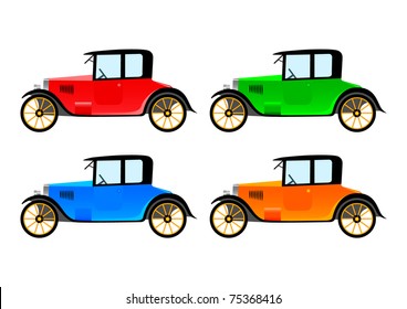 Collection of vintage cars
