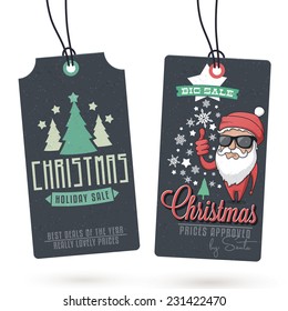 Collection of Vintage Christmas Sales Related Hang Tags