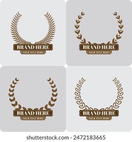 Kollektion von Vintage Frame Design Vorlagen