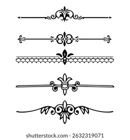 A collection of vintage line dividers and decorative borders, perfect for enhancing your design projects with classic elegance. Ideal for invitations, branding, and digital layouts.
