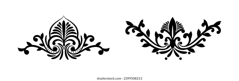 Collection of vintage ornaments set