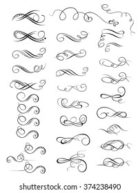 Collection of vintage swashes